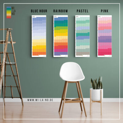 3er Pack Wandkalender 2025 Kalender Jahresplaner 2025 Homeoffice Wallplanner Designkalender Sparpack Dreierpack